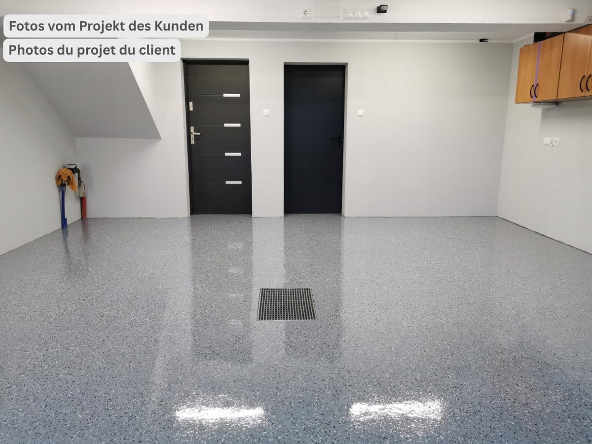 SYNTAJ – Lot de revêtement décoratif en résine pour 25 m² avec vernis de finition UV