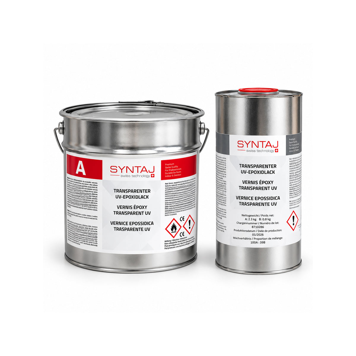 SYNTAJ - Vernis époxy transparent UV 4.8 kg
