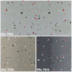 SYNTAJ – Lot de revêtement décoratif en résine pour 25 m² avec vernis de finition UV